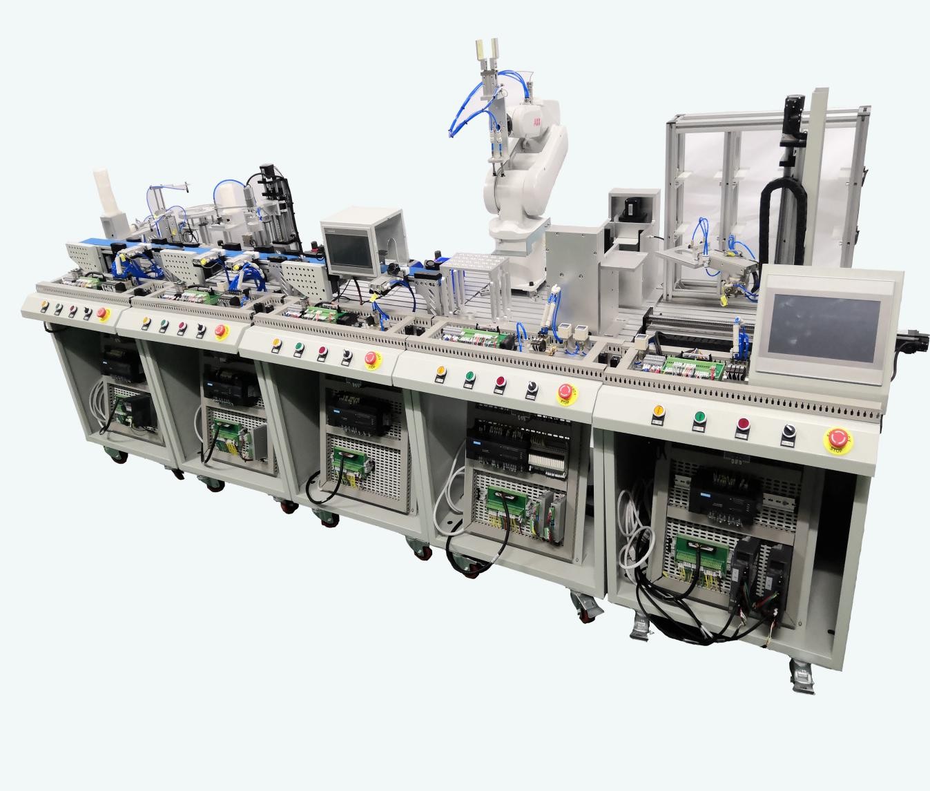 HYRX-GZ04工業(yè)機(jī)器人罐裝生產(chǎn)流水線(xiàn)實(shí)訓(xùn)系統(tǒng)